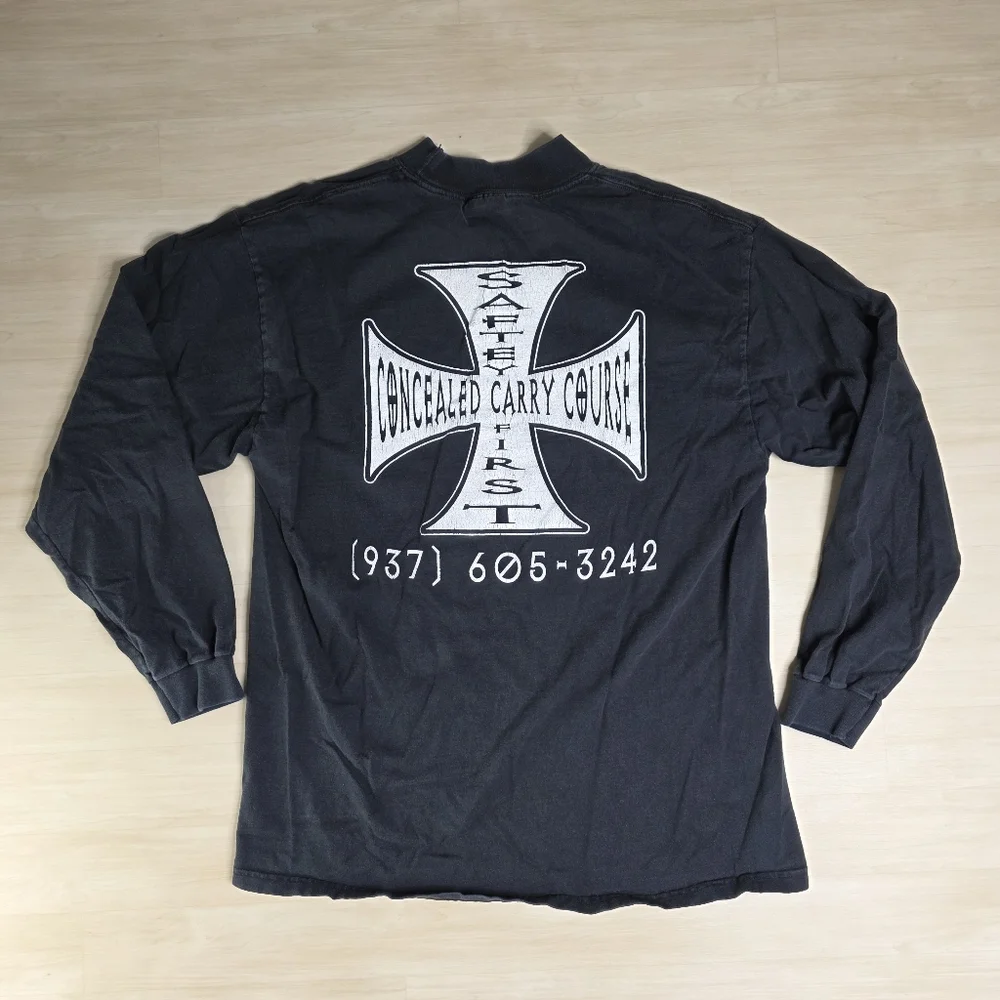 Saftey First Concealed Carry‎ Course West Coast Choppers Logo Inspired Shirt